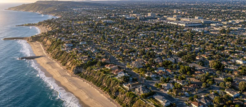 Aerial view of Torrance, CA